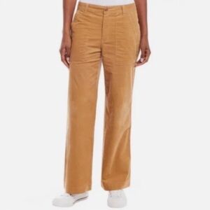 Weatherproof Vintage Tan Pants Corduroy Wide Leg High Rise Women's 10 Grunge